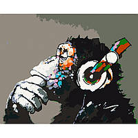 Картина по номерам Disco monkey 40х50 см АРТ-КРАФТ (11675-AC)