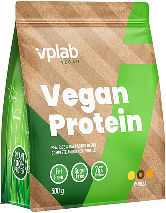 Рослинний протеїн VP Lab Vegan Protein 500г, фото 1