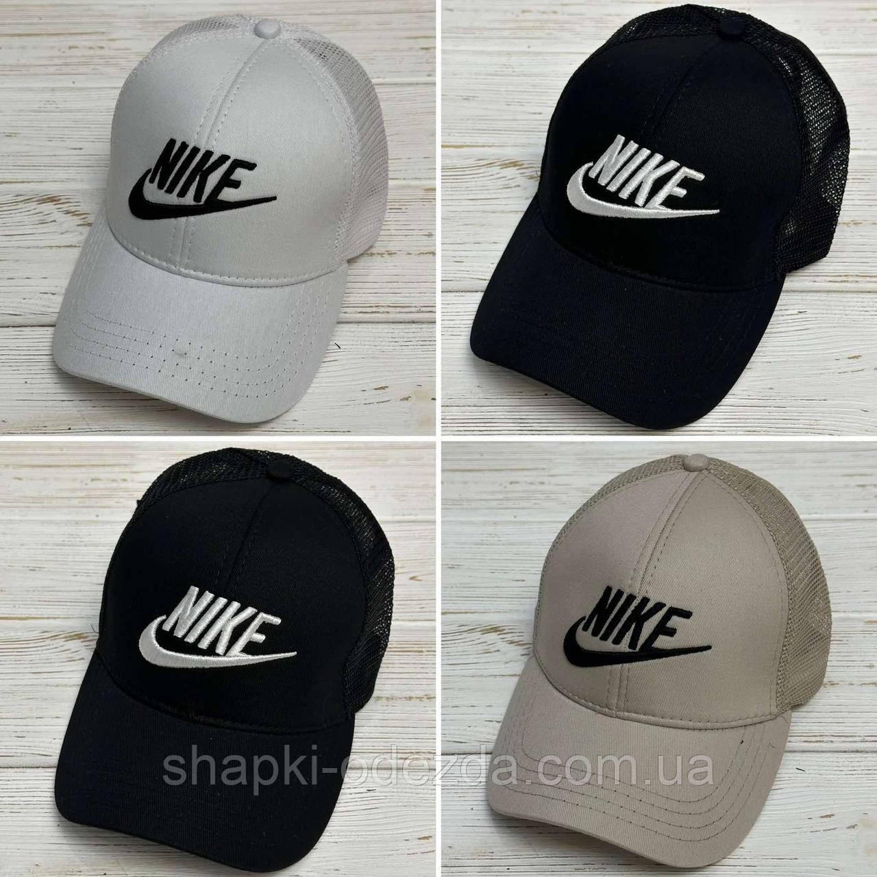 Літня чоловіча кепка оптом із сіткою "Nike"