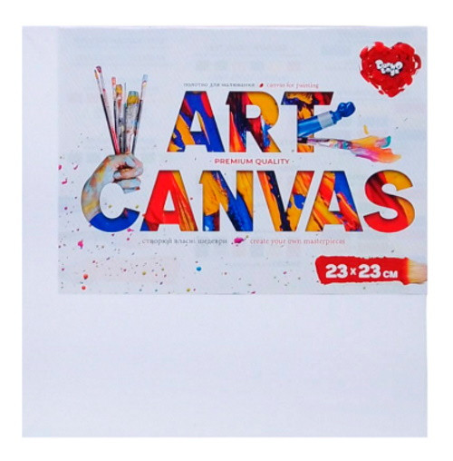 Полотно для малювання "Art Canvas" 23*23 (10шт), фото 1