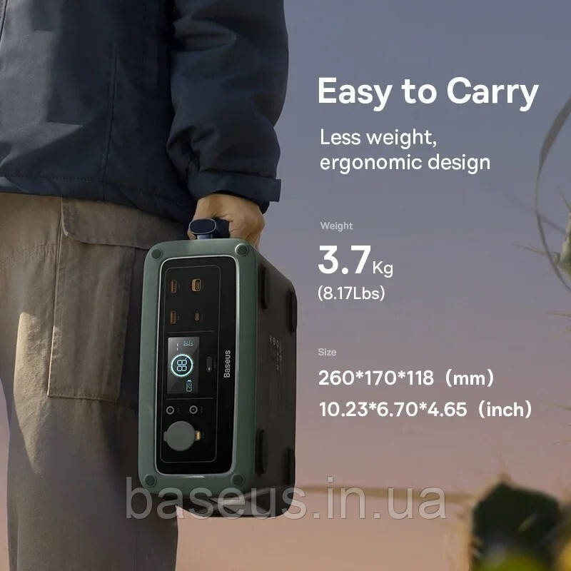 Портативна Зарядна станція Baseus ioTa Series 90000mAh 450W Green (PPYT010206)