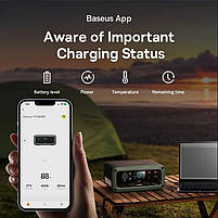 Портативна Зарядна станція Baseus ioTa Series 90000mAh 450W Green (PPYT010206), фото 3