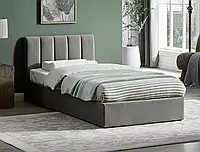 Кровать с нишей для белья 90X200 цвет: серый MONTREAL VELVET BL.192 (Signal)
