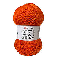 YarnArt FORZA SOLID (Форза Солід) № 4609 помаранчевий (Пряжа напіввовна, нитки для в'язання)