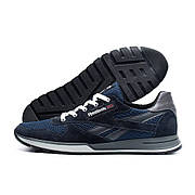 Літні кросівки сітка Reebok колір чорний, синій