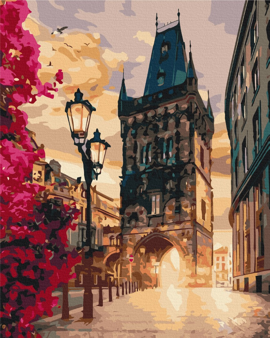 Картина за номерами Прага 40х50см, термопакет, ТМ Brushme, Україна
