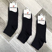 Носки подростковые средние хлопок сетка ВженеBOSSі, размер 23 (36-38), чёрные, 012726