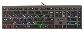 Клавіатура A4Tech FX60H USB (Grey) Neon backlit