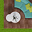 Терасна композитна плитка для доріжок WPC Коричневий Дуб під дошки 30х30х2см покриття для підлоги шип-паз, фото 2