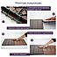 Терасна композитна плитка WPC Коричневі Капучино дошки 30х30х2см шип-паз модульне покриття для доріжок, фото 7