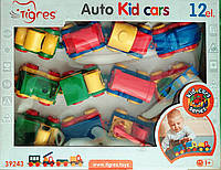 Игра Tigres Набіір авто (39243) Kid cars, 12 шт