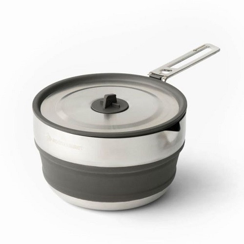 Каструля складана SeaToSummit Detour Stainless Steel Collapsible Pouring Pot 1.8 L, фото 1