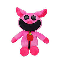 Хрюшка 30 см мягкая игрушка усміхнені звірята poppy playtime smiling critters кетнеп poppy playtime catnap