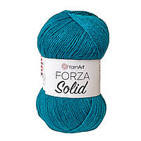 YarnArt FORZA SOLID (Форза Солід) № 4625 петроль (Пряжа напіввовна, нитки для в'язання)