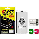 Захисне скло для Xiaomi Redmi Note 8 Full Glue Lion (0.3 мм, 2.5D, чорне), фото 2