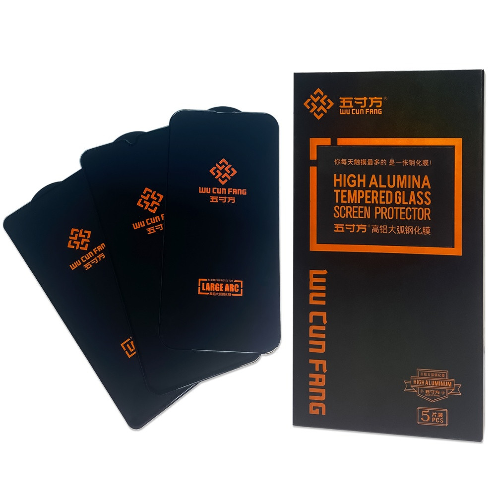 TU TU Защитное стекло для Xiaomi Redmi Note 12 Pro 4G Large ARC (0.3 мм, чёрное), фото 1