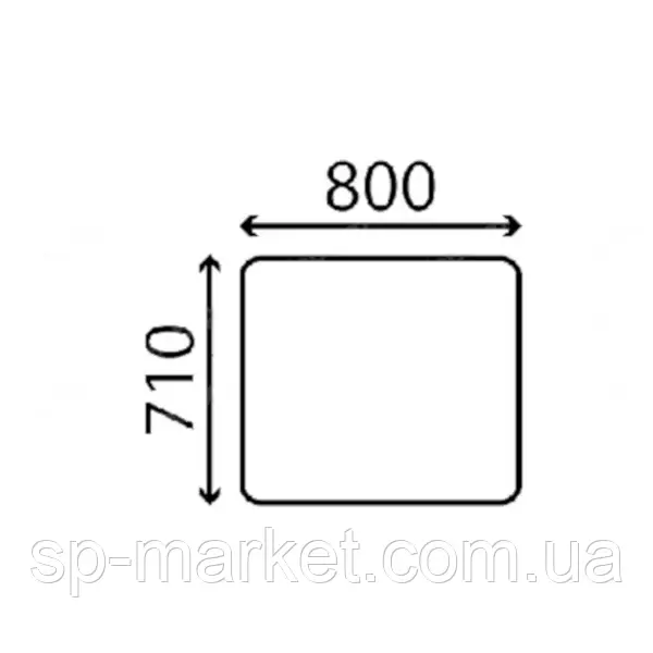 Скло заднє JCB  JHN0145