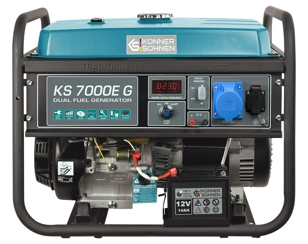 Газобензиновий генератор KS 7000E G