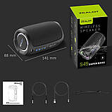 TU TU Портативная Bluetooth колонка ZEALOT S49 с LED подсветкой black, фото 10