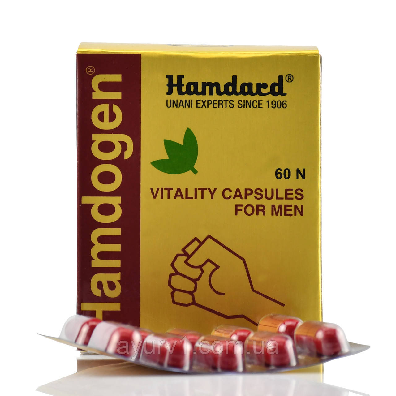 Поліпшення сексуальної витривалості в чоловіків Хамдард, Хамдоген,Hamdard Hamdogen Capsules 10 капс натуральний