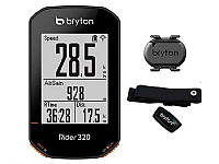 Велокомпютер BRYTON RIDER 320T GPS з каденсією та пульсом