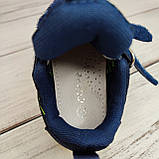 Дитячі дихаючі літні текстильні кросівки для хлопчика Clibee сині, фото 6