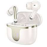 TU TU Беспроводные TWS наушники Hoco EQ10 вакуумные milky white, фото 2