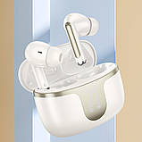 TU TU Беспроводные TWS наушники Hoco EQ10 вакуумные milky white, фото 4