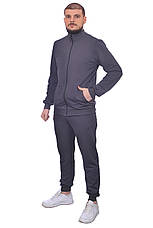 Кофта спортивна чоловіча Calvin Klein 24-0042-1 темно-сіра, фото 6