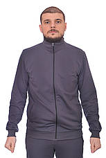 Кофта спортивна чоловіча Calvin Klein 24-0042-1 темно-сіра, фото 3