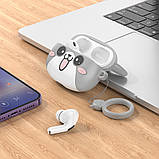 TU TU Беспроводные TWS наушники Hoco EW48 вакуумные misty cat, фото 5