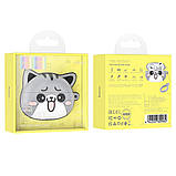 TU TU Беспроводные TWS наушники Hoco EW48 вакуумные misty cat, фото 6