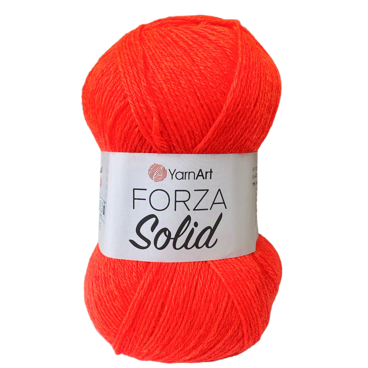 YarnArt FORZA SOLID (Ярнарт Форза Солід) №4644 помаранчевий неон (Пряжа для шкарпеток, нитки для в'язання), фото 1