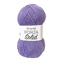 YarnArt FORZA SOLID (Форза Солід) № 4616 фіолетовий (Пряжа напіввовна, нитки для в'язання)