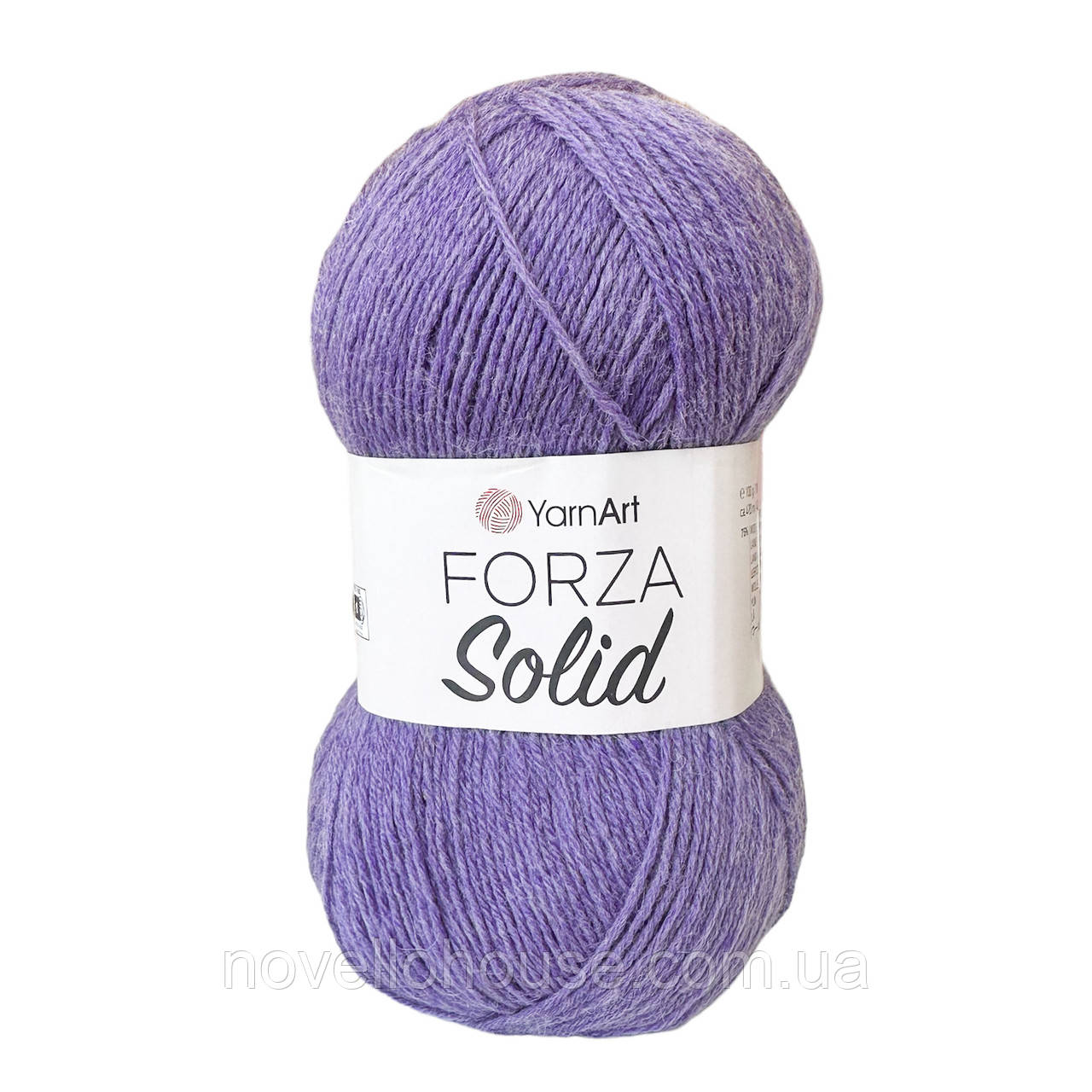 YarnArt FORZA SOLID (Форза Солід) № 4616 фіолетовий (Пряжа напіввовна, нитки для в'язання)
