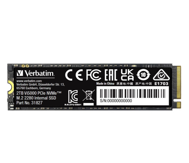 Verbatim 2TB M.2 PCIe Gen4 NVMe Vi5000