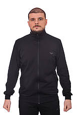 Кофта спортивна чоловіча Calvin Klein 24-0042-1 чорна, фото 3