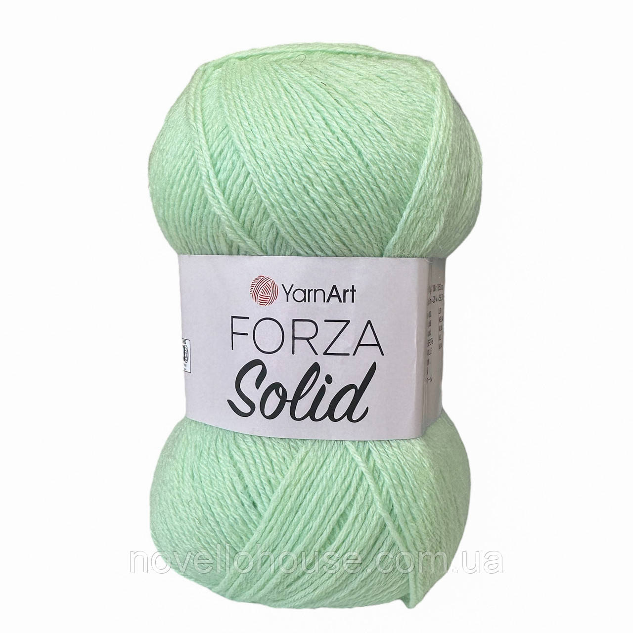 YarnArt FORZA SOLID (Форза Солід) № 4631 м'ята (Пряжа напіввовна, нитки для в'язання)