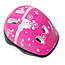 Комплект роликів із захистом і шоломом Happy розмір 34-37 Рожевий світні колеса, фото 5