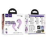 TU  TU Беспроводные TWS наушники Hoco EQ1 вкладыши purple, фото 5