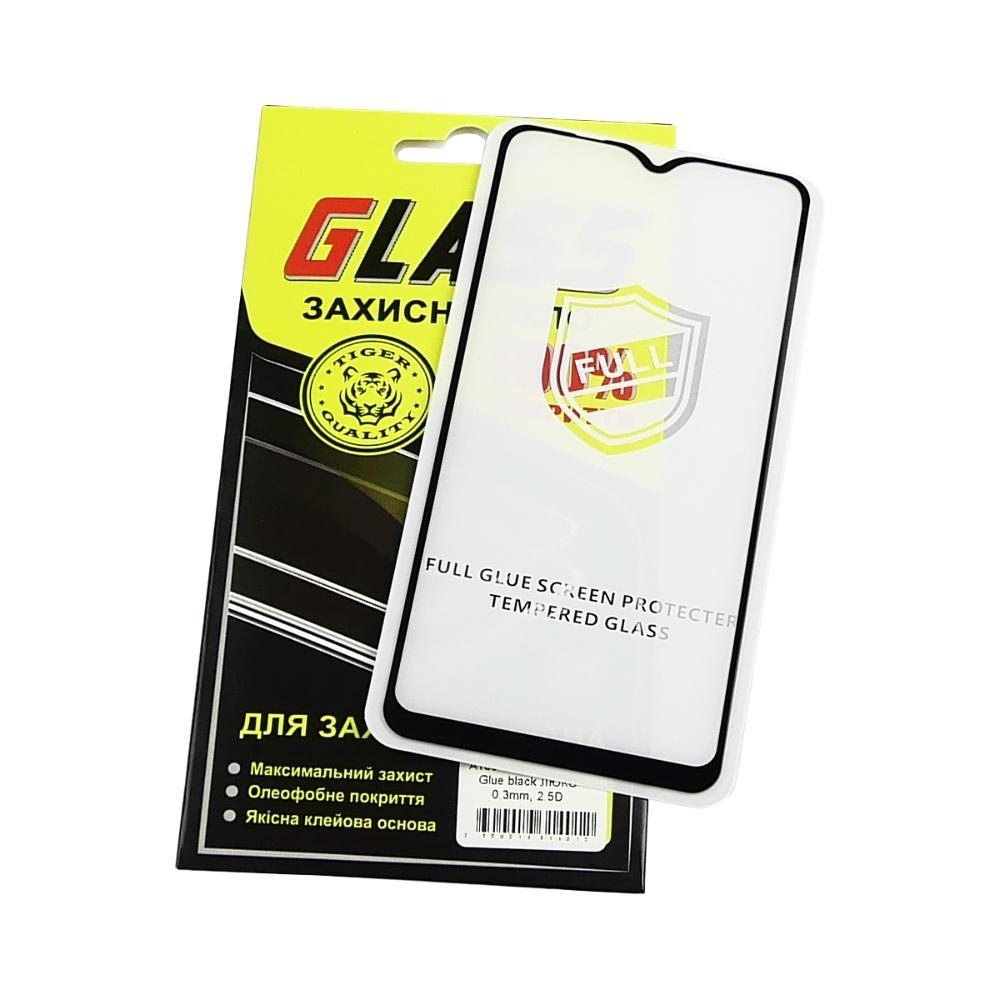 TU  TU Защитное стекло для Samsung A105/ M105 A10/ M10 Full Glue (0.25 мм, 2.5D, чёрное) Люкс Люкс, фото 1