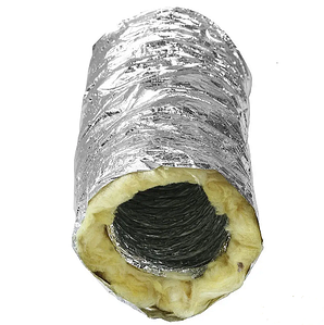 Труби для розподілу гарячого повітря від каміну по кімнатам Termoflex 100mm 5м