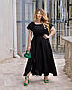 Шикарне жіноче літнє плаття максі гірчичне ЛБ/-7702, фото 3