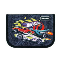 Пенал твердый Kite Hot Wheels, 1 отдел., 1 отв., без наполнения (HW24-621)