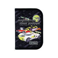 Пенал твердий Kite Hot Wheels, 1 відділ., 2 набряки, без наповнення (HW24-622)