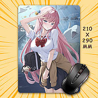 Килимок для мишки А4 - 210x290 мм Lycoris Recoil / Лікоріс Рекоіл