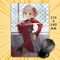 Килимок для мишки А4 - 210x290 мм Lycoris Recoil / Лікоріс Рекоіл 003