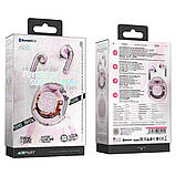 TU TU Беспроводные TWS наушники Acefast T8 вакуумные lotus pink, фото 8