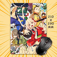 Килимок для мишки А4 - 210x290 мм Lycoris Recoil / Лікоріс Рекоіл 011