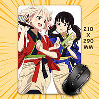 Килимок для мишки А4 - 210x290 мм Lycoris Recoil / Лікоріс Рекоіл 014